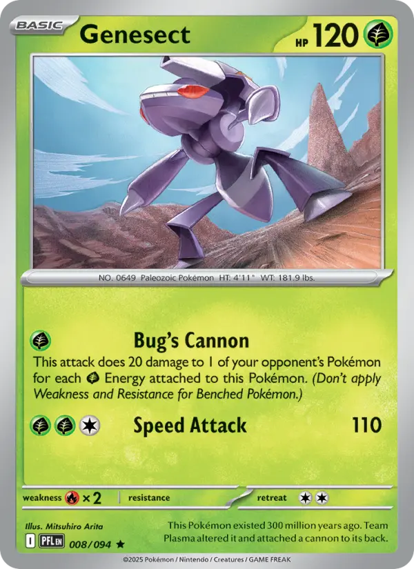 Genesect — Pokémon card