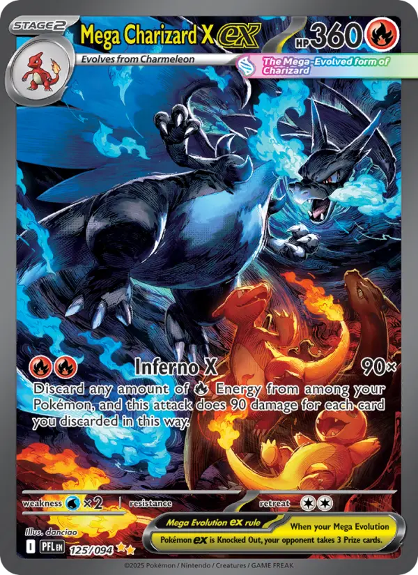 Mega Charizard X ex — Pokémon card