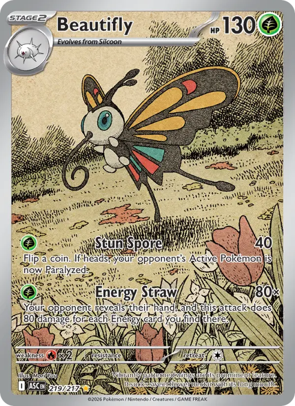 Beautifly — Pokémon card
