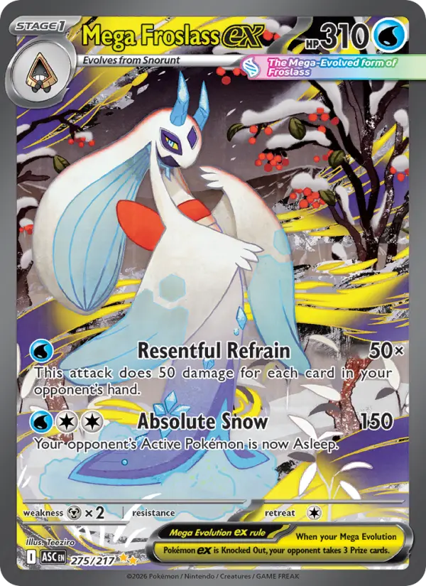 Mega Froslass ex — Pokémon card