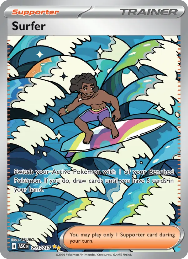 Surfer — Pokémon card