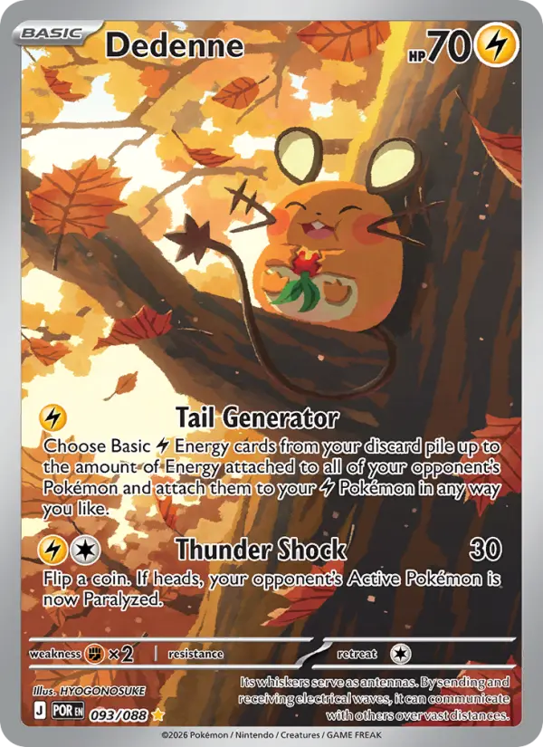 Dedenne — Pokémon card