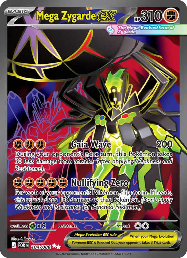 Mega Zygarde ex — Pokémon card