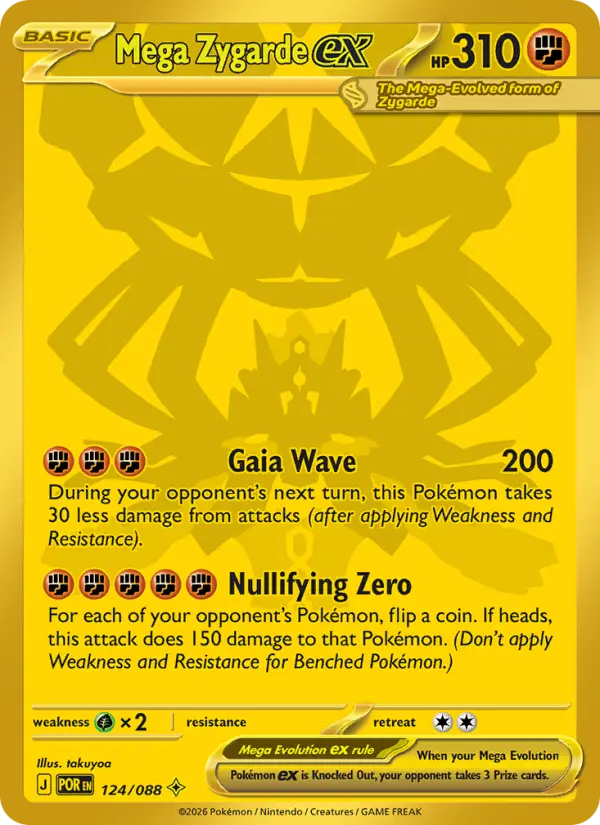 Mega Zygarde ex — Pokémon card