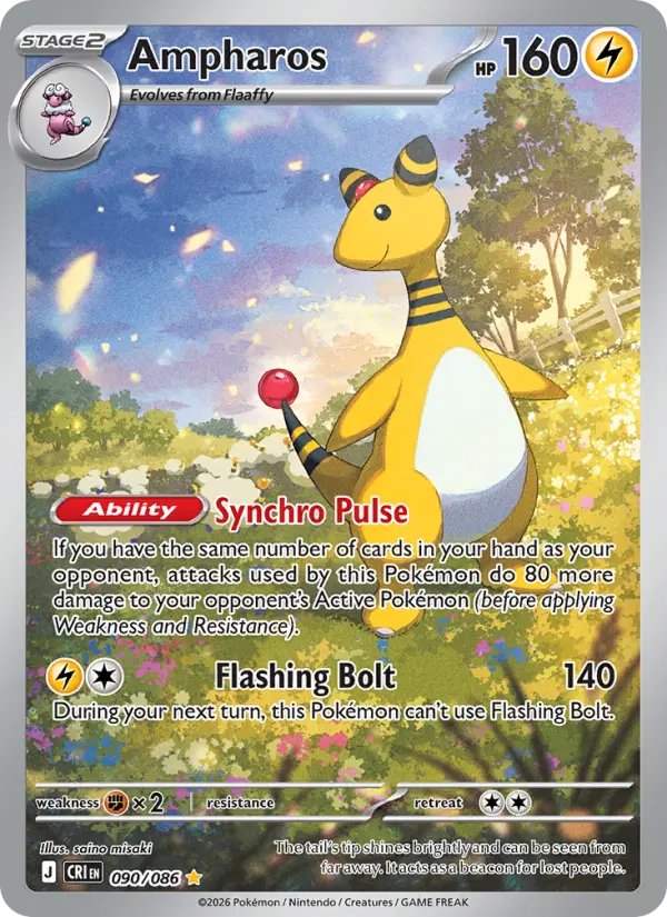Ampharos — Pokémon card