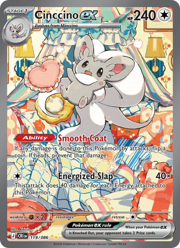 Cinccino ex — Pokémon card