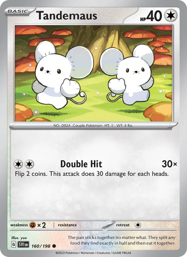 Tandemaus — Pokémon card