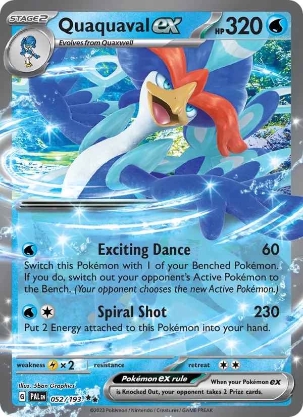 Quaquaval ex — Pokémon card