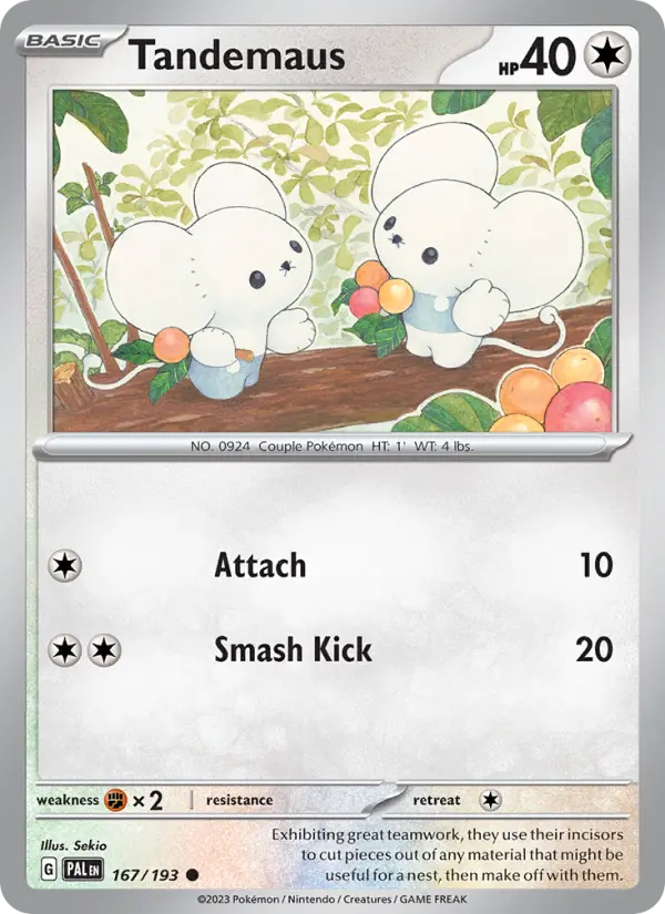 Tandemaus — Pokémon card