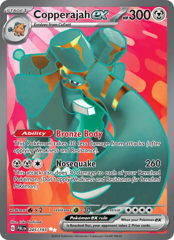 Copperajah ex — Pokémon card