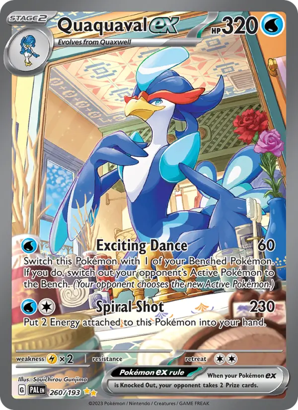 Quaquaval ex — Pokémon card