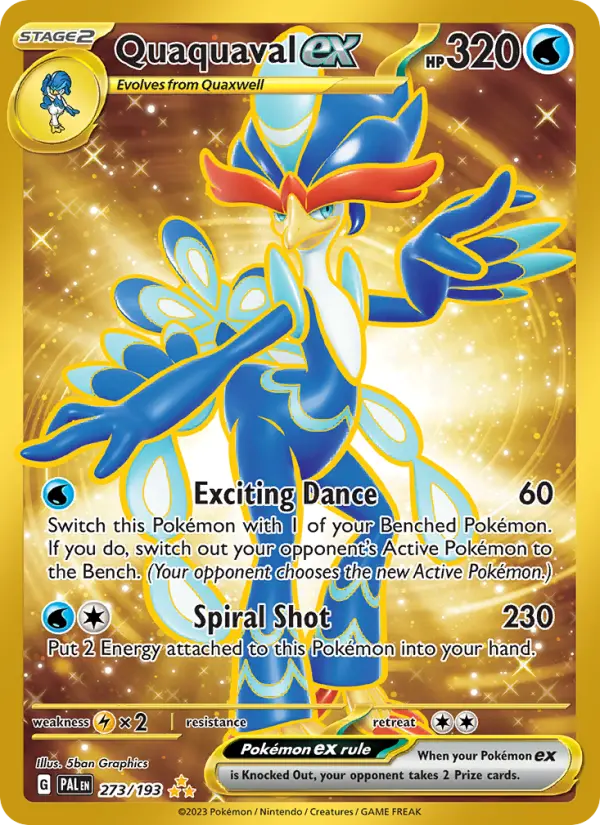 Quaquaval ex — Pokémon card