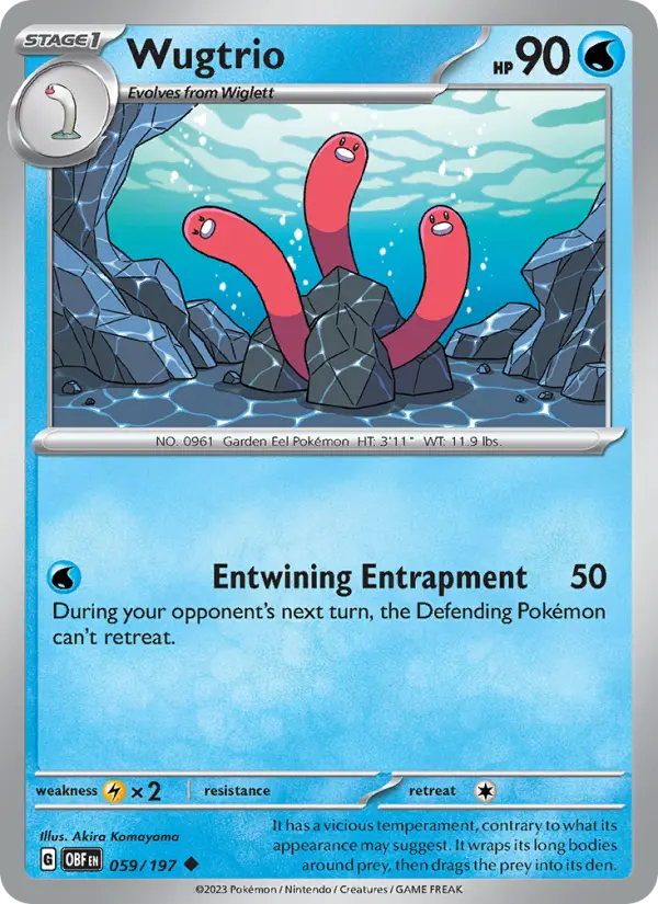 Wugtrio — Pokémon card