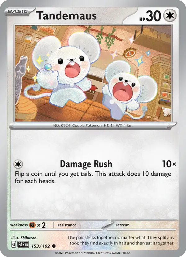 Tandemaus — Pokémon card
