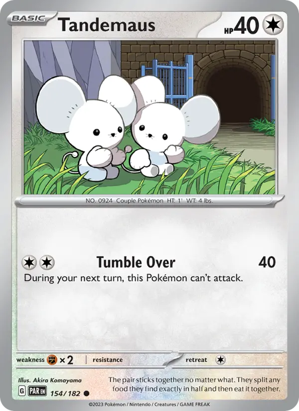Tandemaus — Pokémon card