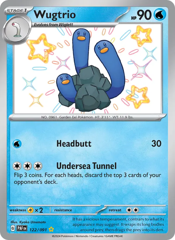 Wugtrio — Pokémon card