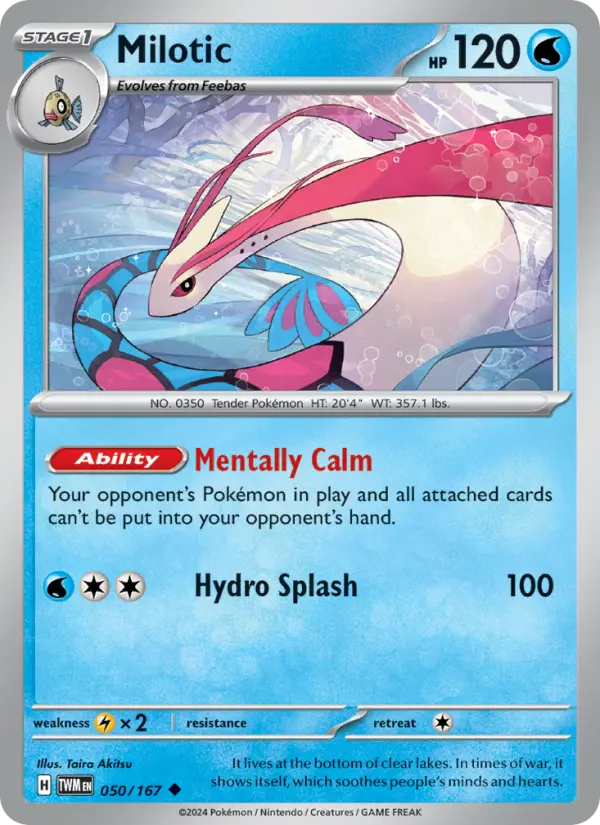 Milotic — Pokémon card