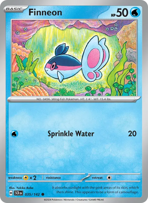 Finneon — Pokémon card