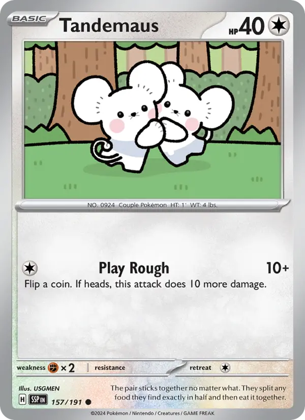 Tandemaus — Pokémon card