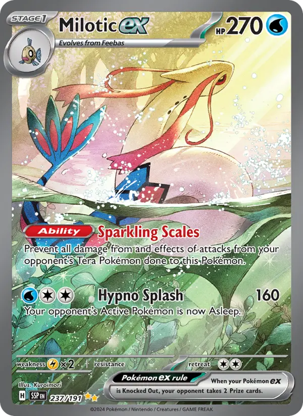 Milotic ex — Pokémon card