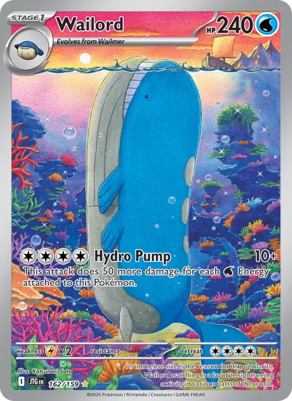 Wailord — Pokémon card