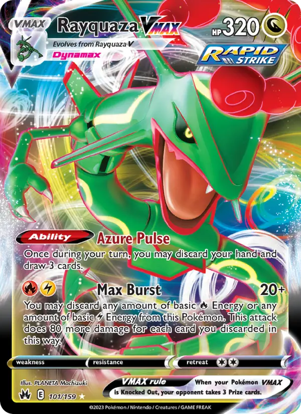 Rayquaza VMAX — Pokémon card