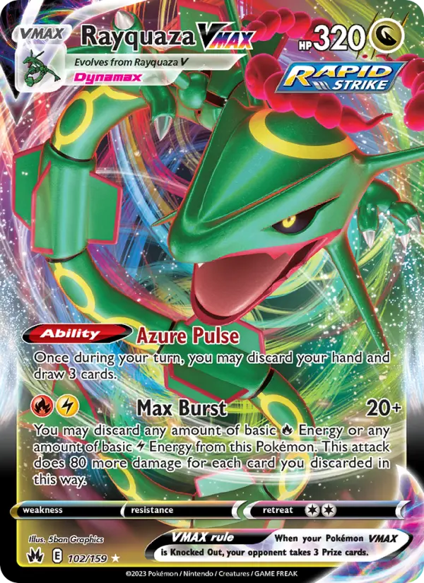 Rayquaza VMAX — Pokémon card