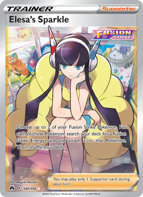 Elesa's Sparkle — Pokémon card