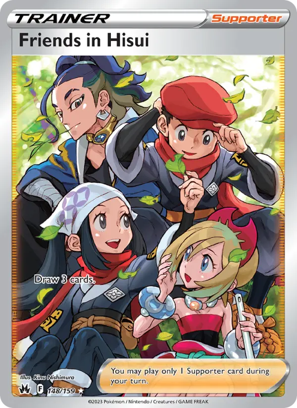 Friends in Hisui — Pokémon card