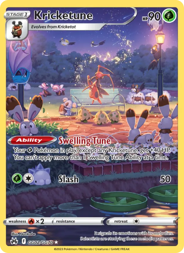 Kricketune — Pokémon card