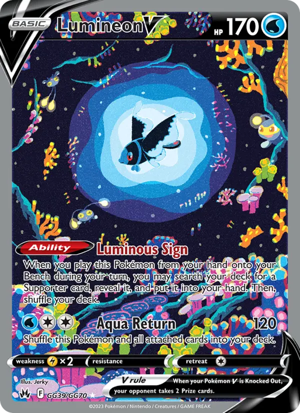 Lumineon V — Pokémon card