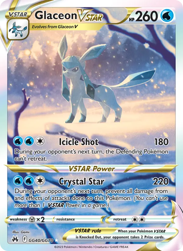 Glaceon VSTAR — Pokémon card