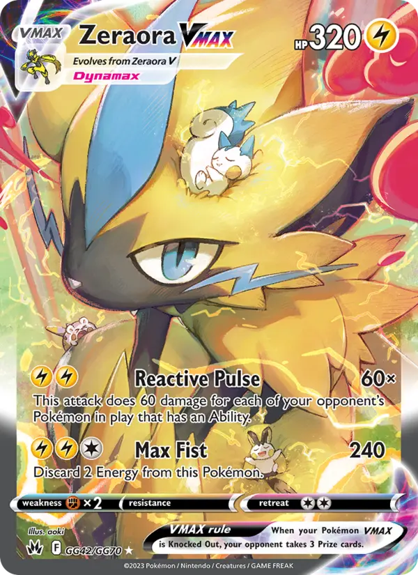 Zeraora VMAX — Pokémon card