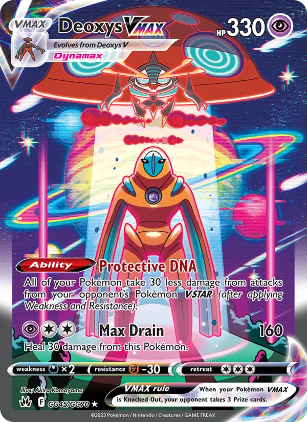 Deoxys VMAX — Pokémon card