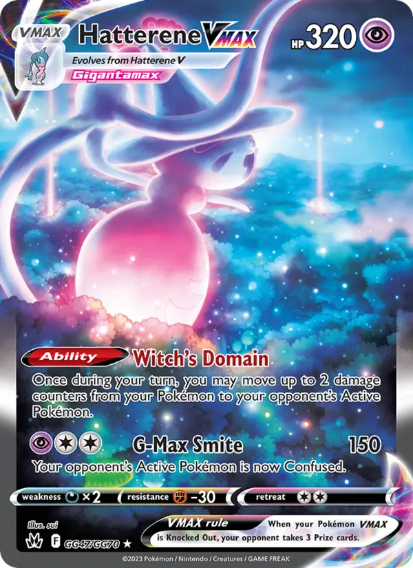 Hatterene VMAX — Pokémon card