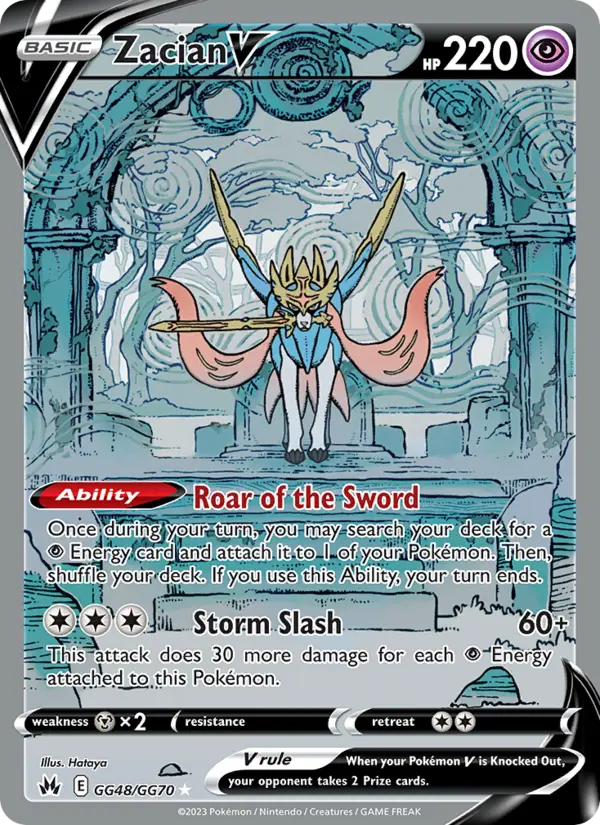 Zacian V — Pokémon card