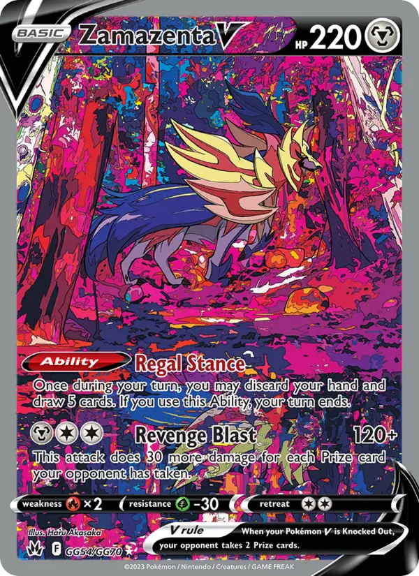 Zamazenta V — Pokémon card
