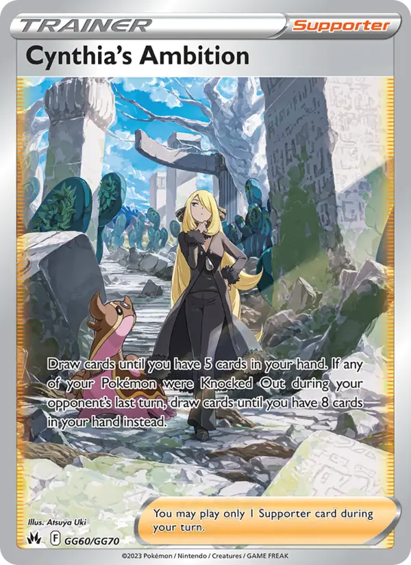 Cynthia's Ambition — Pokémon card
