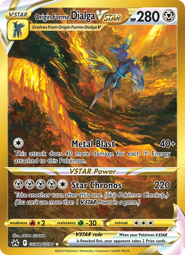 Origin Forme Dialga VSTAR — Pokémon card
