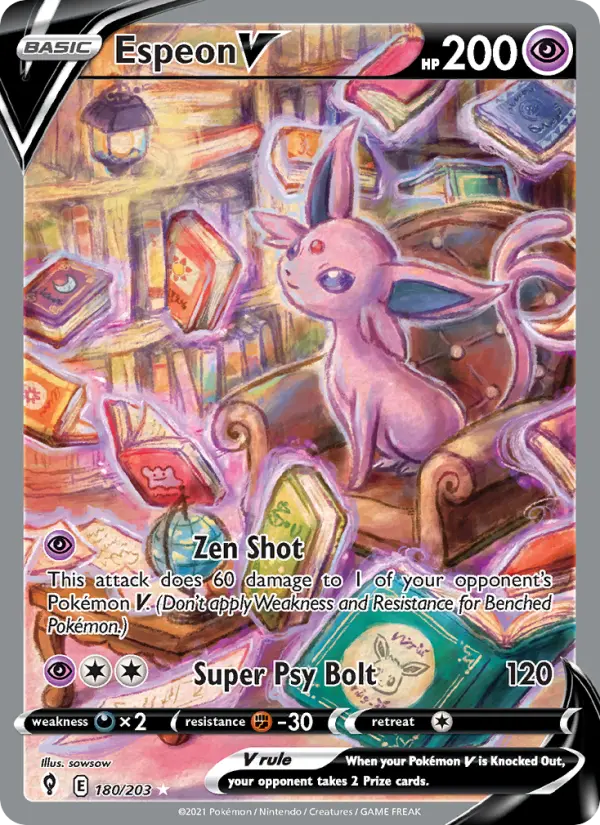 Espeon V — Pokémon card