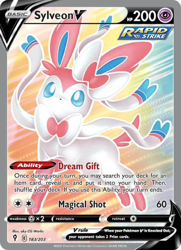 Sylveon V — Pokémon card