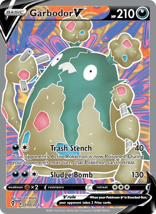 Garbodor V — Pokémon card