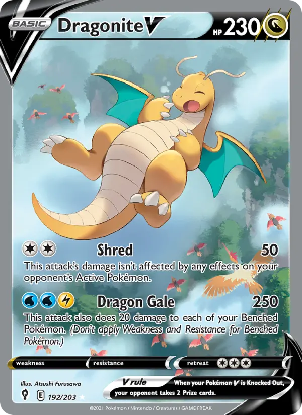 Dragonite V — Pokémon card