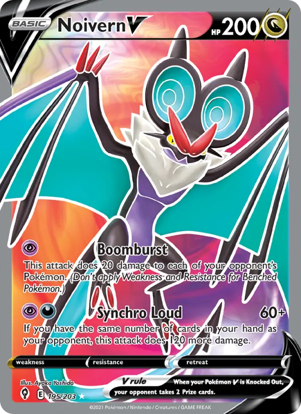 Noivern V — Pokémon card