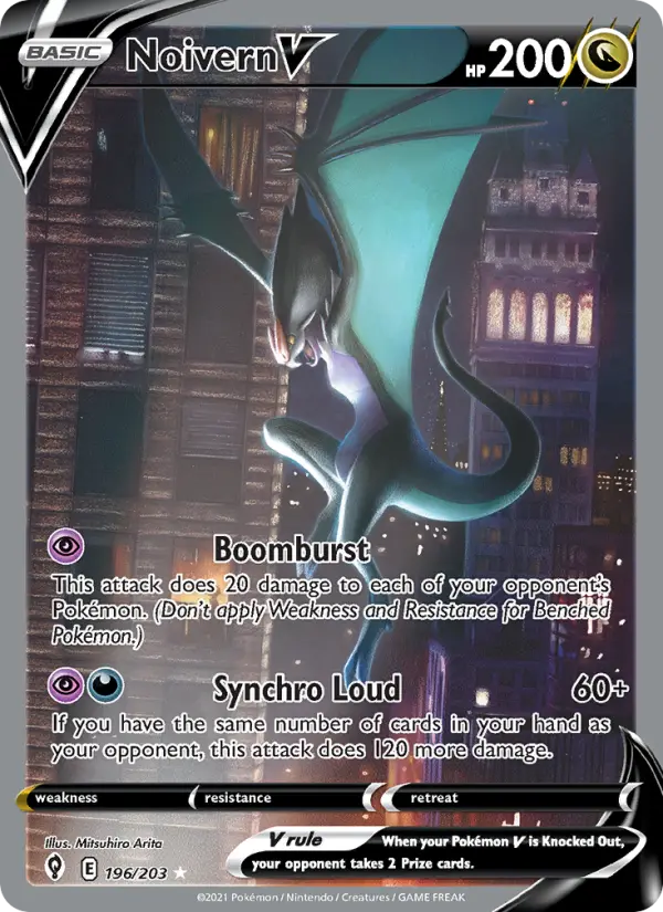 Noivern V — Pokémon card