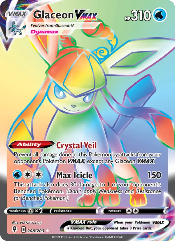 Glaceon VMAX — Pokémon card