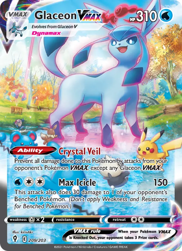 Glaceon VMAX — Pokémon card