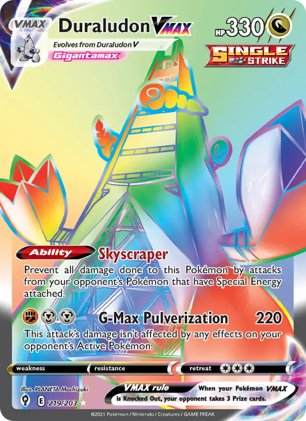 Duraludon VMAX — Pokémon card