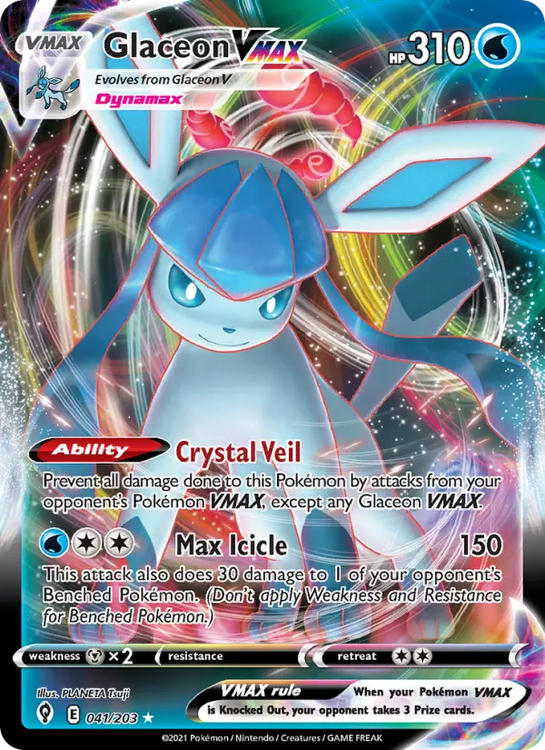 Glaceon VMAX — Pokémon card