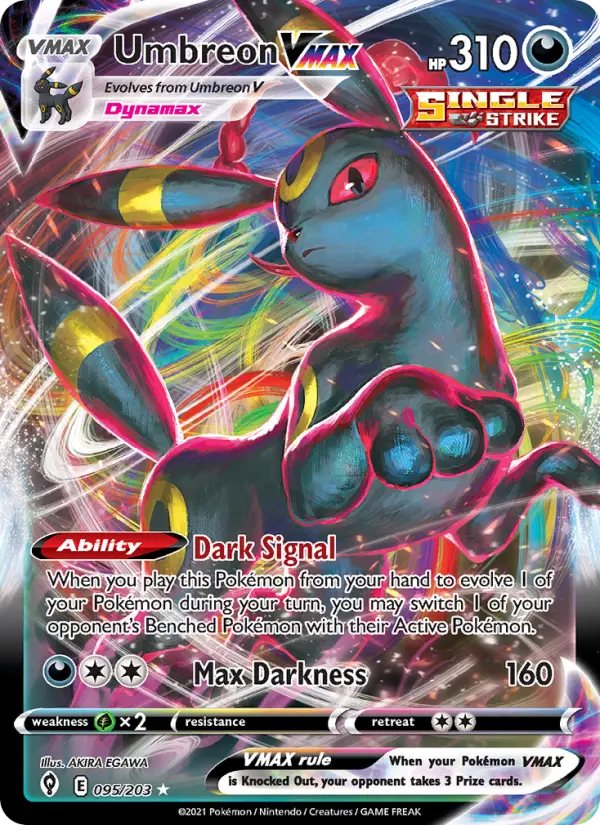 Umbreon VMAX — Pokémon card